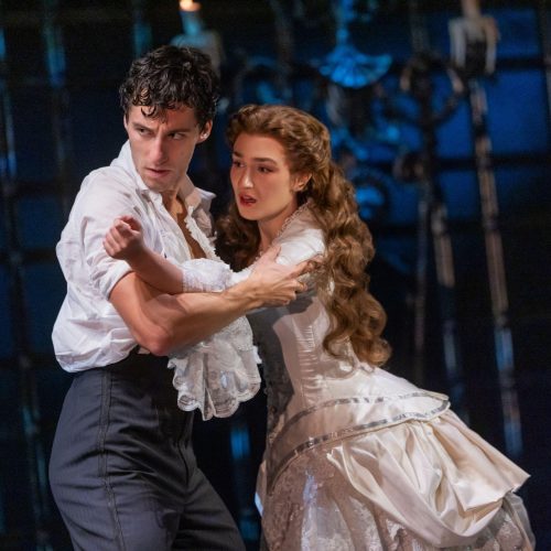Daniel Lopez as Raoul & Jordan Lee Gilbert as Christine Daaé - Photo by Matthew Murphy and Evan Zimmerman