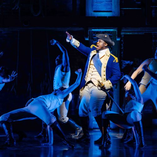 Akmed Junior Khemalai as George Washington. Photo by Danny Kaan