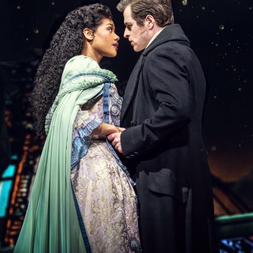 Beatrice Penny-Touré as Christine and Ashley Gilmour as Raoul - Photo by Johan Persson
