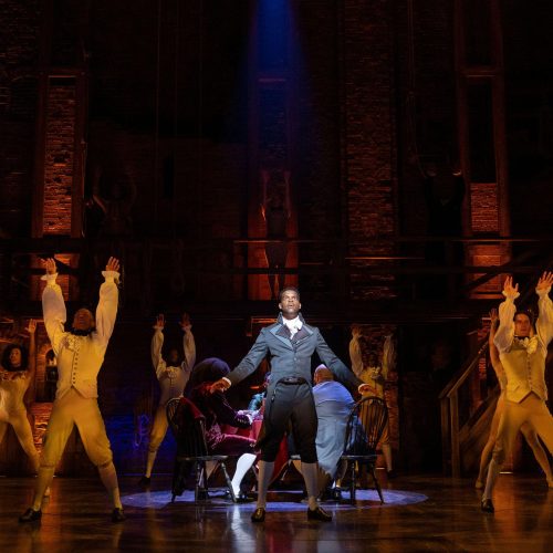 Jay Perry as Aaron Burr. Photo by Danny Kaan