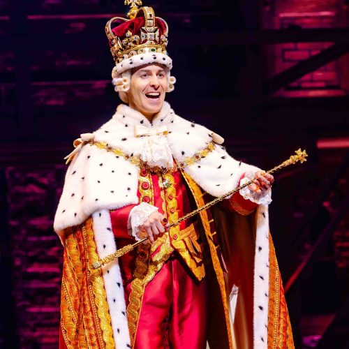 Louis Maskell as King George III. Photo by Danny Kaan