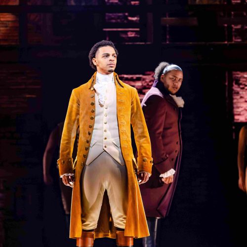 Marley Fenton as Alexander Hamilton. Photo by Danny Kaan