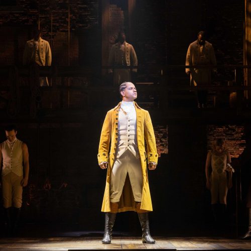 Stephenson Ardern-Sodje as Alexander Hamilton - Photograph by Danny Kaan