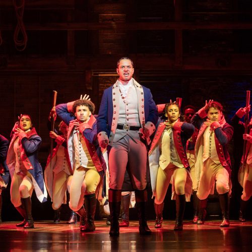 Stephenson Ardern-Sodje as Alexander Hamilton - Photograph by Danny Kaan
