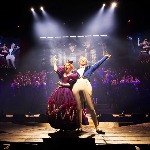 The Thénardiers (Bonnie Langford & Gavin Lee). Photograph by Danny Kaan