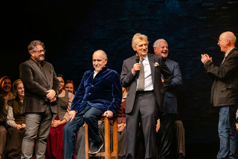 Claude-Michel Schönberg and Alain Boublil at the 40th Anniversary Gala
