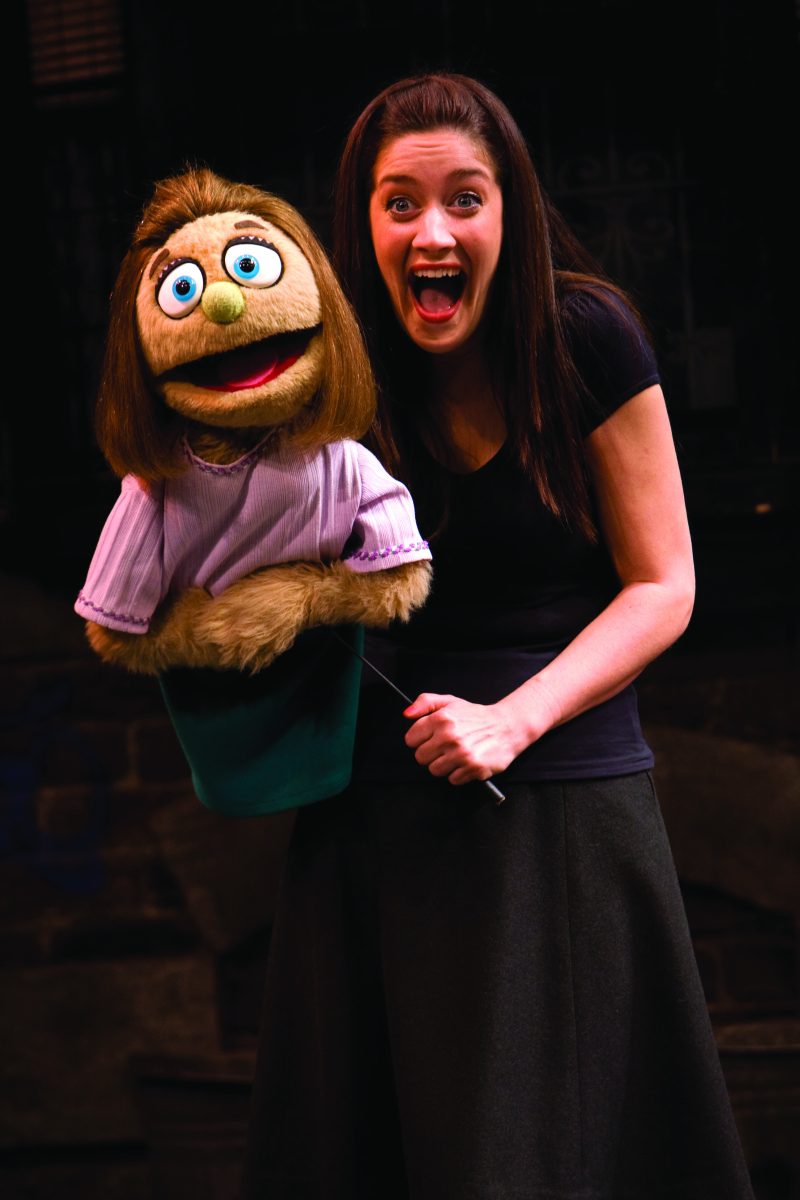 Julie Atherton as Kate Monster in Avenue Q, London