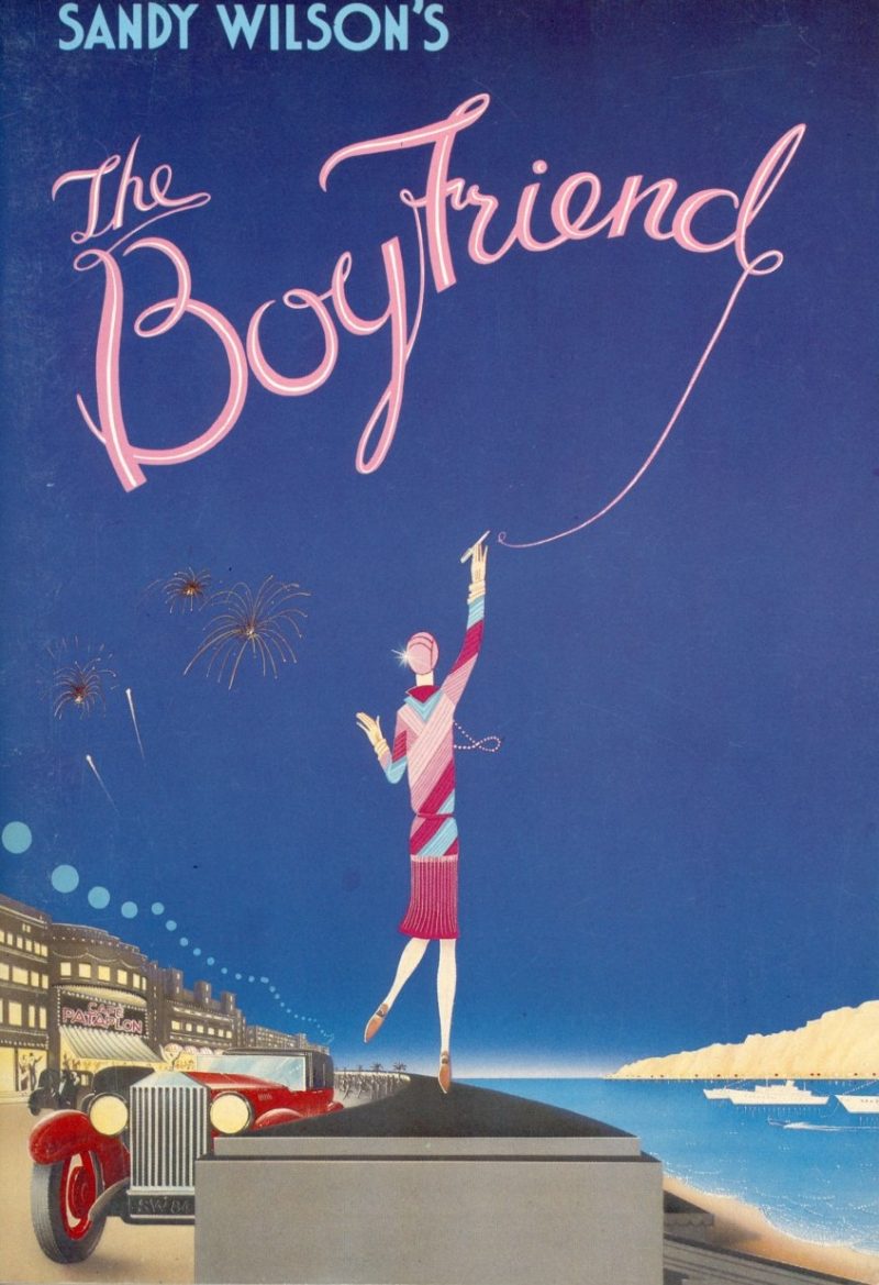 Programme cover for The Boyfriend, Palace Theatre, Manchester