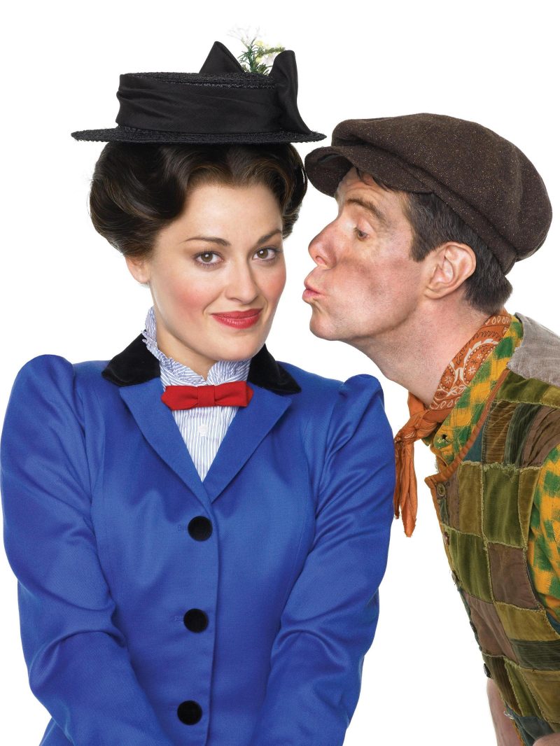 Ashley Brown as Mary and Gavin Lee as Bert - Mary Poppins, New York