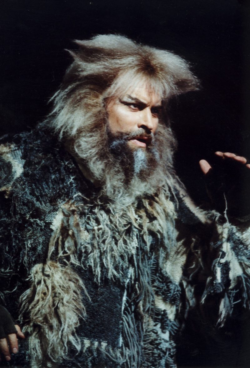 Brian Blessed as Old Deuteronomy in Cats, London