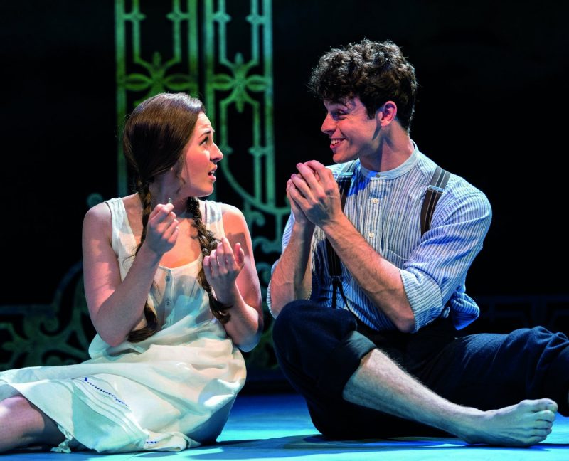 Devon-Elise Johnson as Ann Pornick and Charlie Stemp as Arthur Kipps in Half A Sixpence