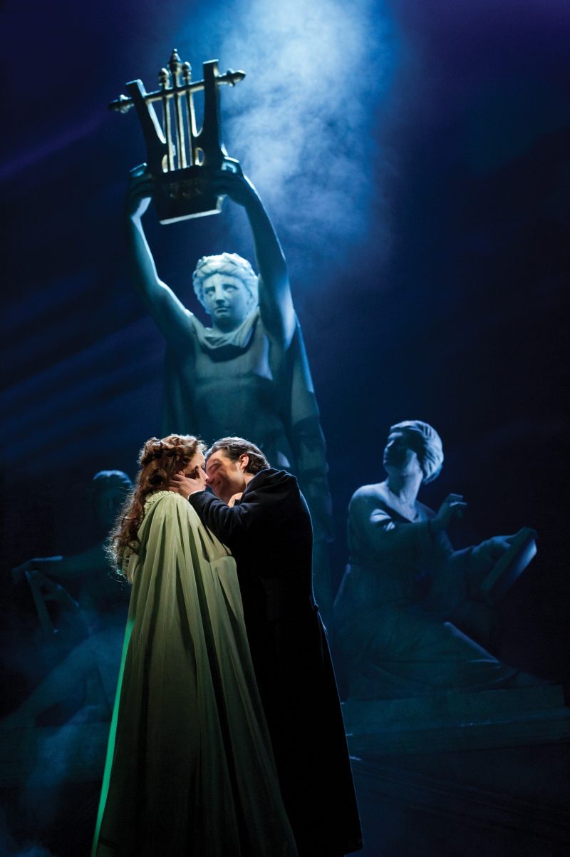 Simon Bailey as Raoul and Katie Hall as Christine in The Phantom of the Opera UK Tour