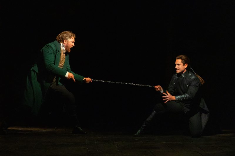 Killian Donnelly as Jean Valjean, Bradley Jaden as Javert