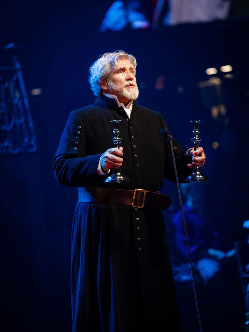 Philip Quast as the Bishop of Digne