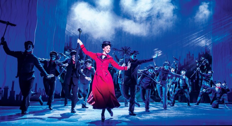 Zizi Strallen as Mary with the company performing Step In Time