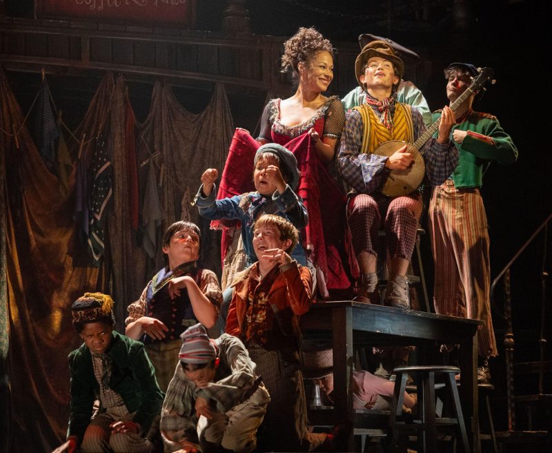 Ava Brennan as Nancy, Billy Jenkins as the Artful Dodger