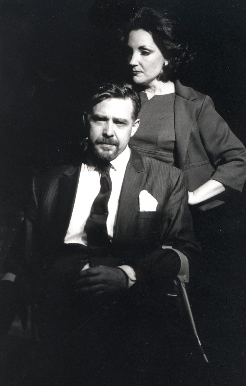 Kathryn Evans as Violet and Philip Quast as Grahame