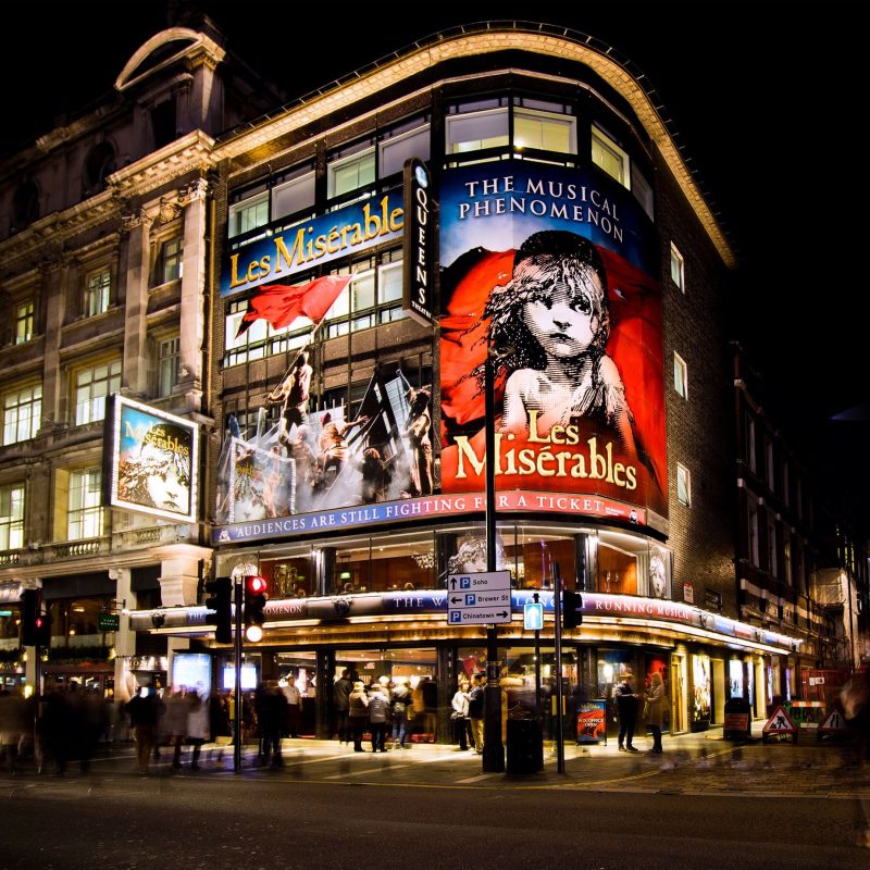 Queen's Theatre, now named Sondheim Theatre after Cameron's longtime friend and collaborator Stephen Sondheim, re-opens in December 2018, after an extensive 20-week refurbishment
