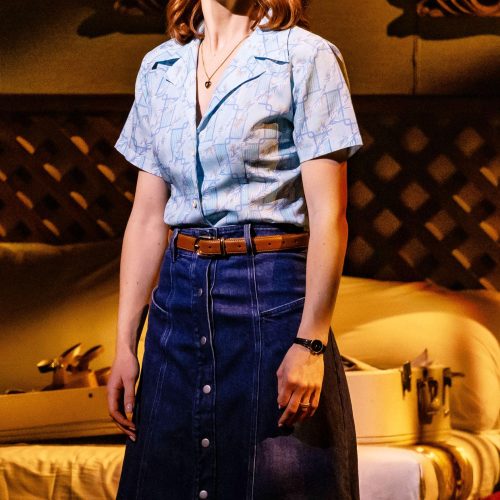 Emily Langham as Ellen. Miss Saigon UK & Ireland Tour. Photo by Danny Kaan