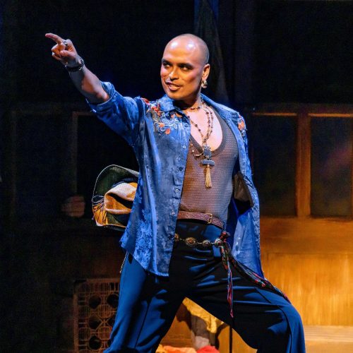 Seann Miley Moore as the Engineer. Miss Saigon UK & Ireland Tour. Photo by Danny Kaan