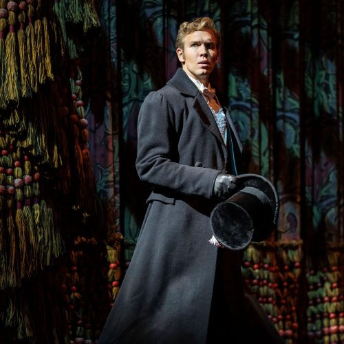 Adam Rhys-Charles as Raoul. The Phantom of the Opera at His Majesty's Theatre, London. Photo by Johan Persson